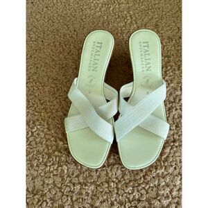 Italian shoemaker  made in Italy wedge shoes